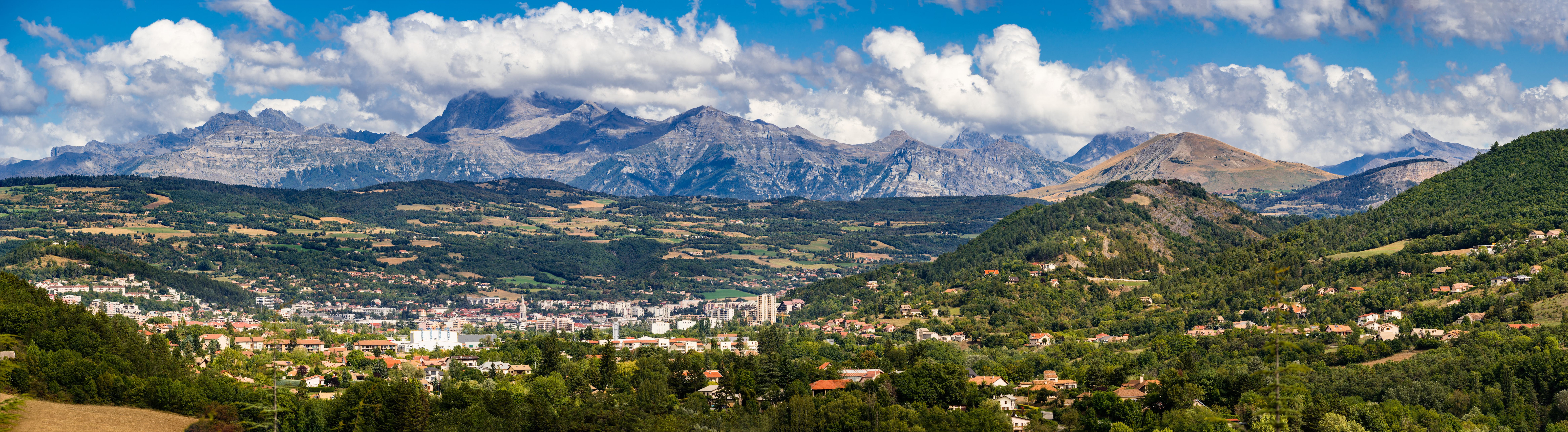Alpes du Sud vues du ciel
