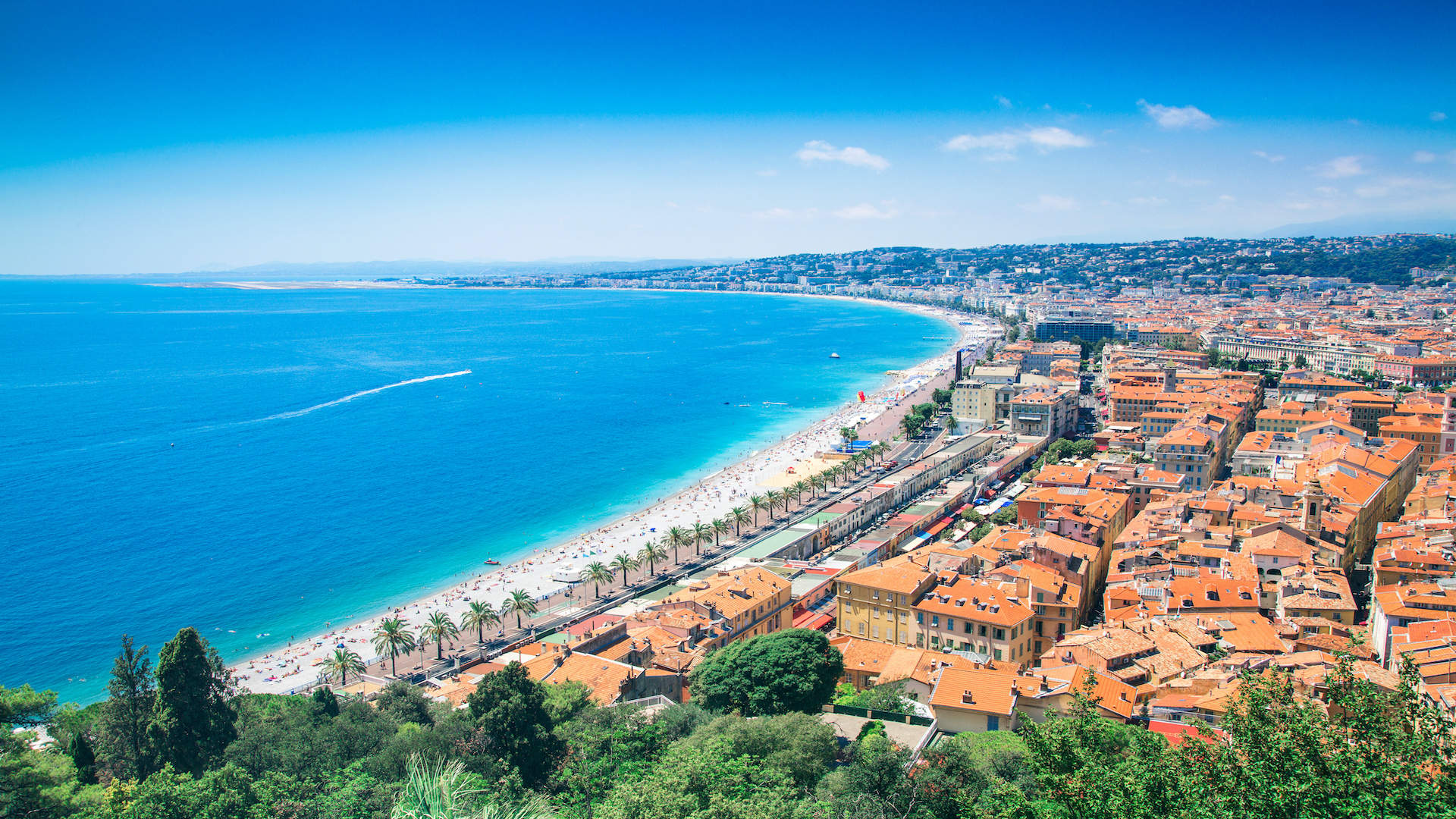 Survol de la Côte d'Azur