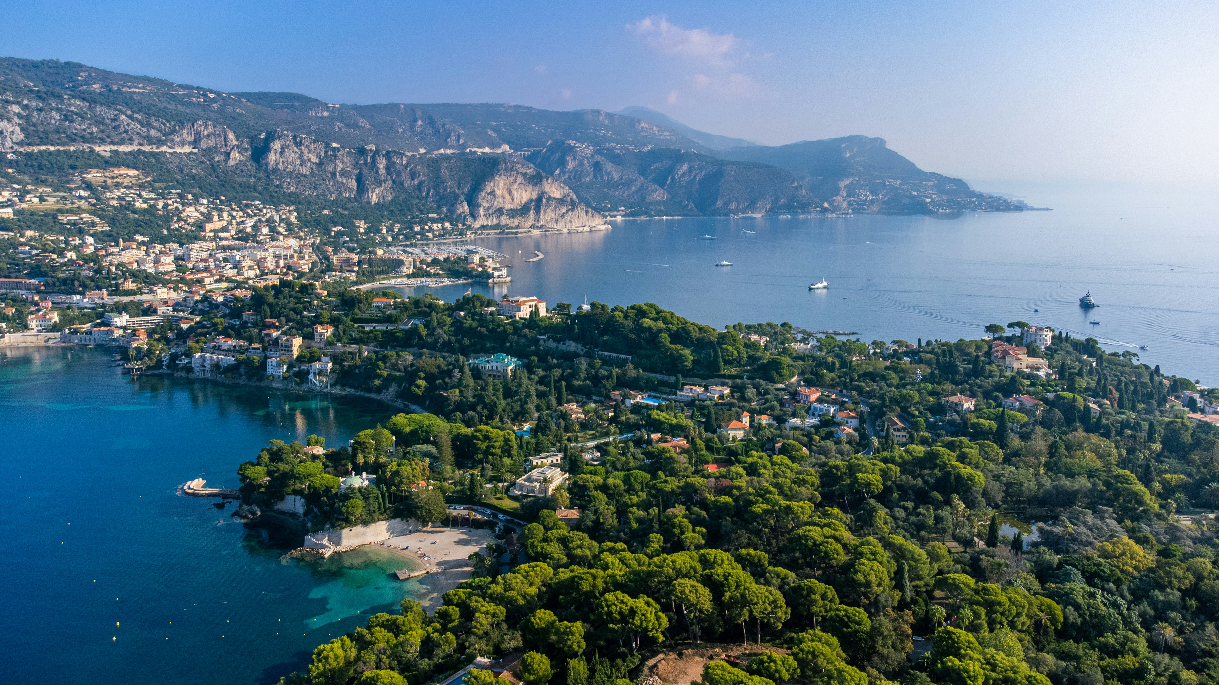 Vue aérienne de Saint-Tropez
