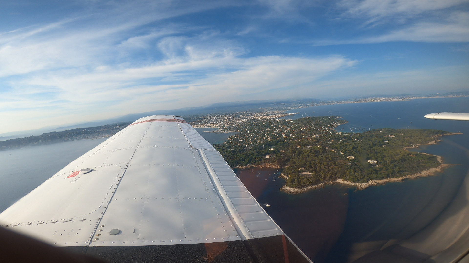 Vue panoramique de la Riviera