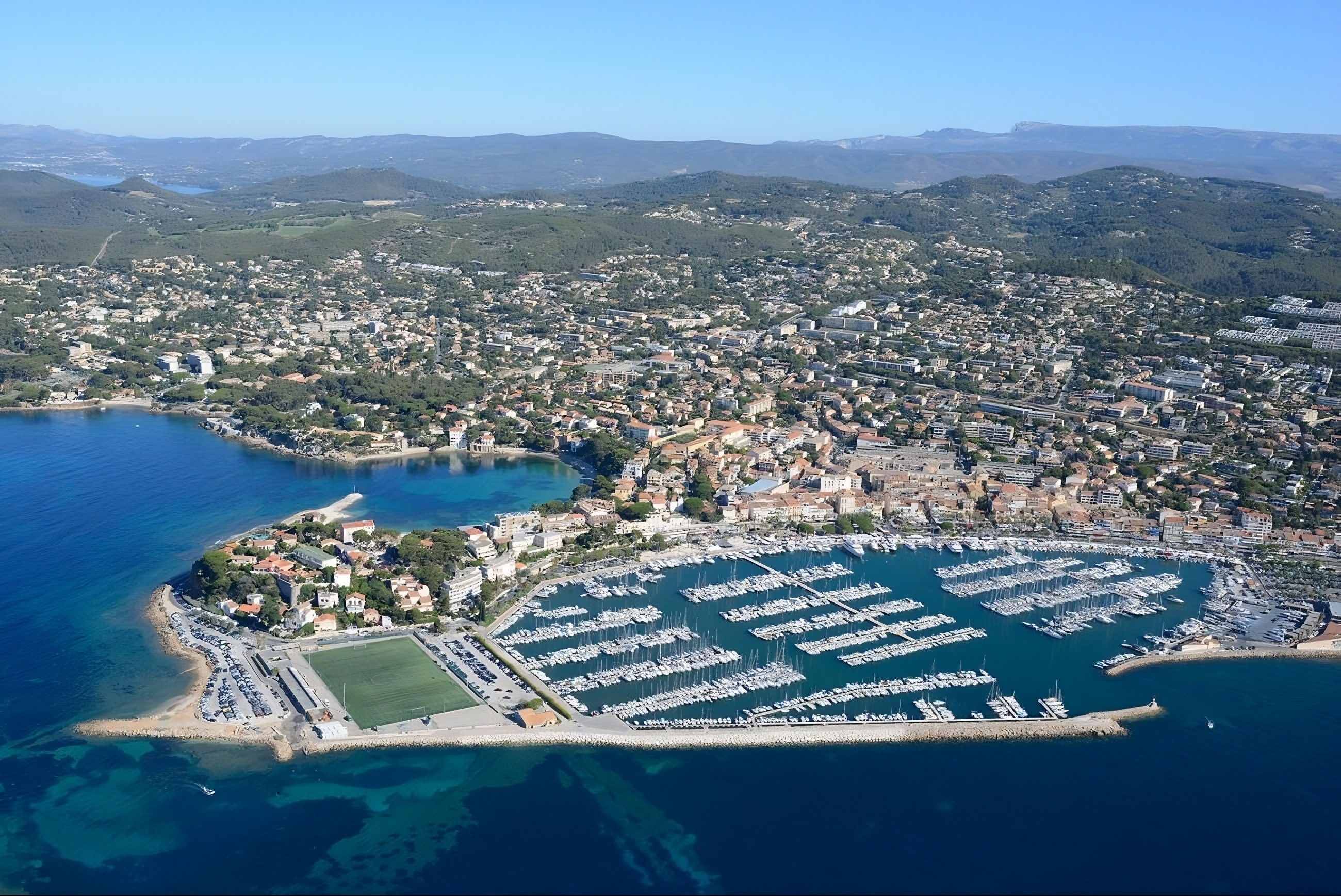 Bandol vu du ciel