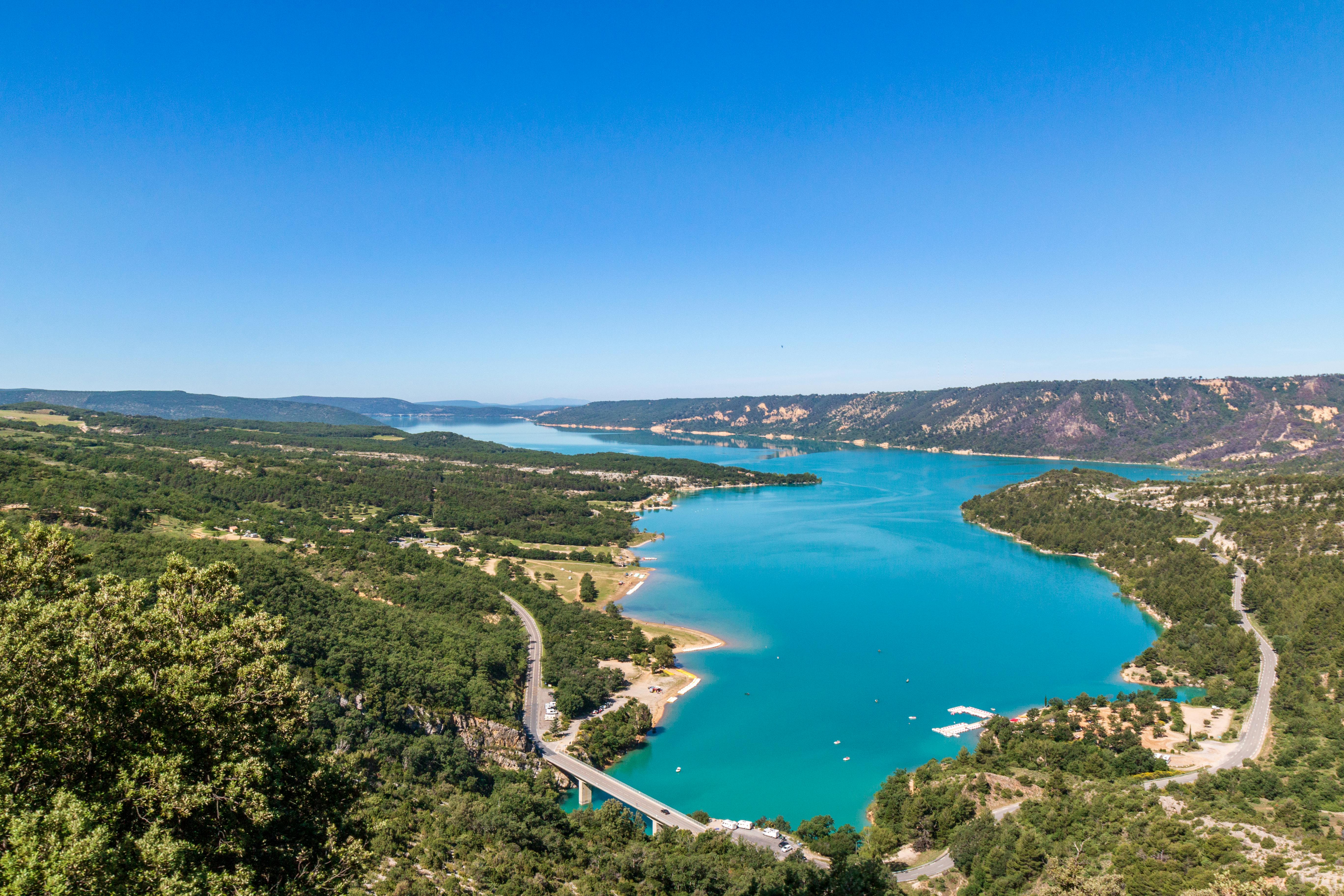 Vue aérienne des Gorges du Verdon